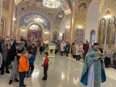 В Троицком храме села Саввино прошла праздничная литургия