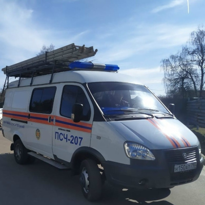 Мособлпожспас помог госпитализировать тяжелобольную женщину в Серебряных Прудах