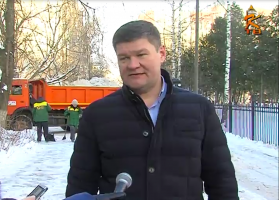 Глава города сегодня проверил работу по уборке снега в Коломне