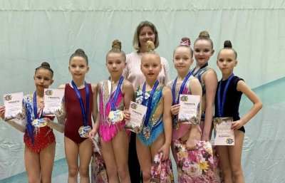 Коломчанки приняли участие в соревнованиях по художественной гимнастике