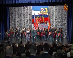 В ДК "Коломна" прошел концерт, посвященный Дню защитника Отечества