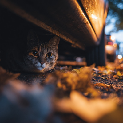 Бездомные животные ищут тёплые убежища из-за понижения температуры