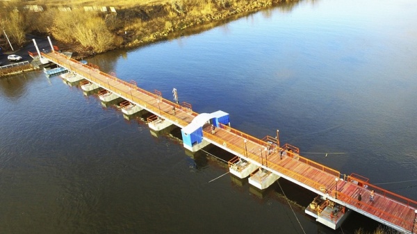 Голутвинский пешеходный мост возобновил работу