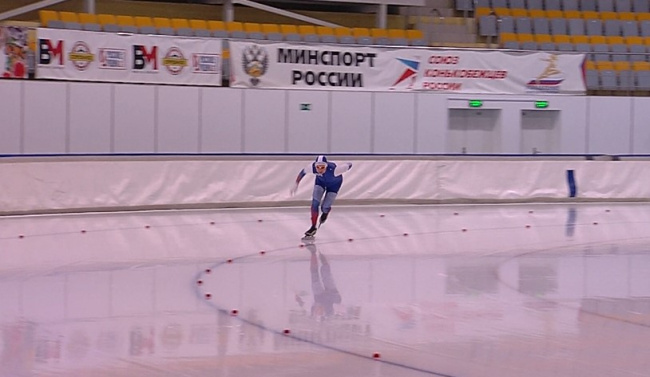 120 конькобежцев на "Коломенском льду"