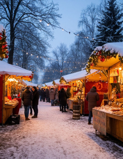 Новогодняя ярмарка в Воскресенске  