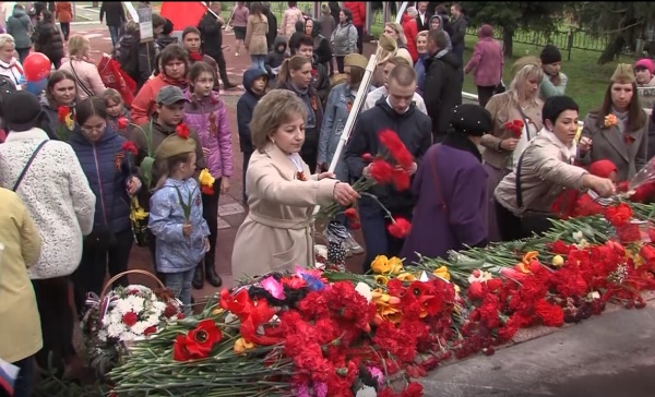 Митинг в честь Дня Победы состоялся в Луховицах