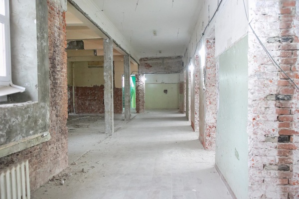 Продолжается капитальный ремонт старого хирургического корпуса Коломенской больницы