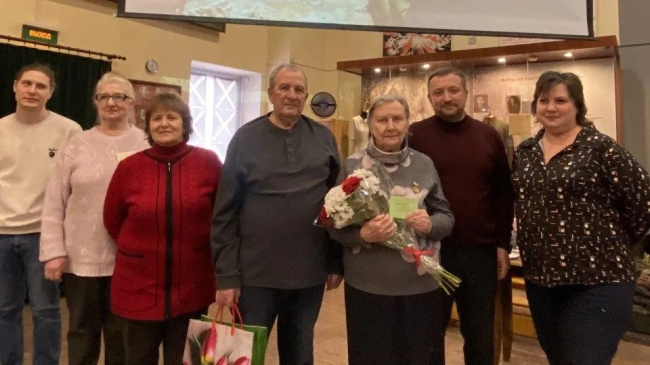 В Коломне Галине Калмыковой вручили знак "Жителю блокадного Ленинграда"
