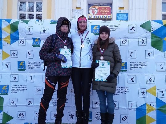 Озерчане приняли участие в лыжных гонках