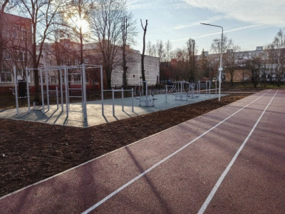 В Колычёве отремонтировали школьный стадион