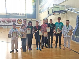 Воспитанники коломенской спортивной школы единоборств успешно выступили в Озёрах