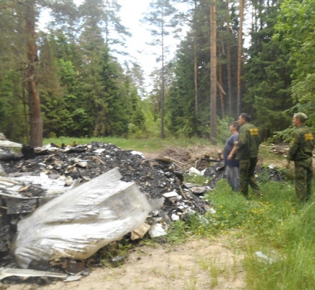 В Егорьевске задержали загрязнителя леса