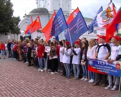 Коломенские студенты собрались на парад в Коломенском кремле
