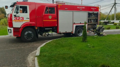В Коломне спасатели Мособлпожспаса ликвидировали условный пожар
