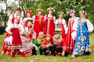 Детский фольклорный ансамбль "Беседушка" отметил первый крупный юбилей