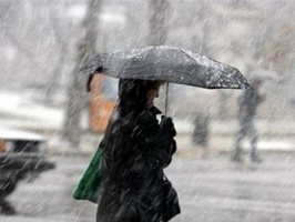 МЧС предупреждает о выпадении осадков в виде дождя и мокрого снега 