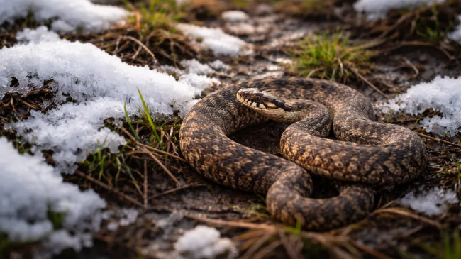 Раннее пробуждение змей возможно в Московском регионе 