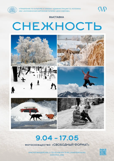  В Доме Озерова открывается фотопроект "Снежность" 