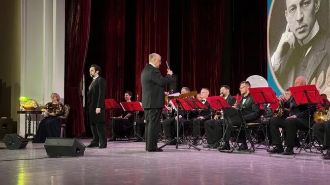 Концерт духового оркестра к Международному женскому дню в Егорьевске 