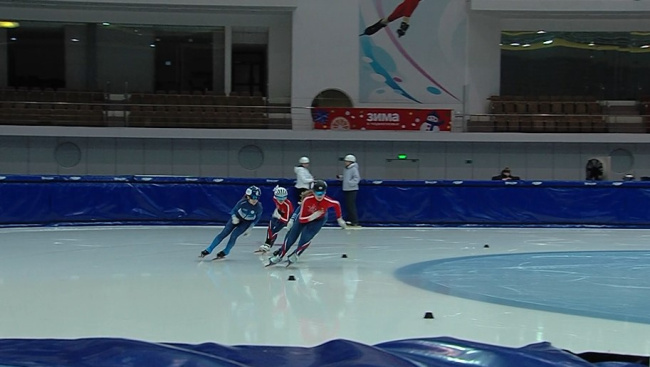 Место притяжения юных конькобежцев