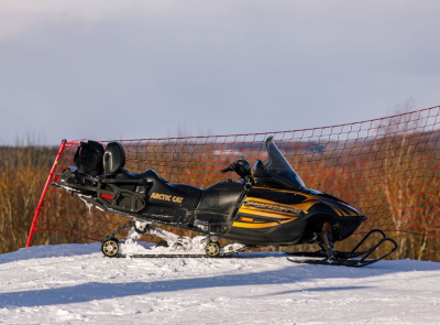 Как снегоходы пугают и лишают пищи лесных животных 