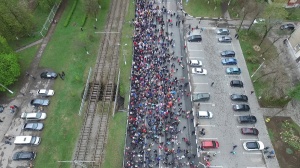 Десять тысяч человек стали участниками акции "Бессмертный полк" в Коломне