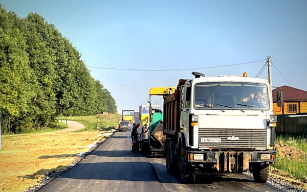 Капитальный ремонт дорог начали в зарайских деревнях