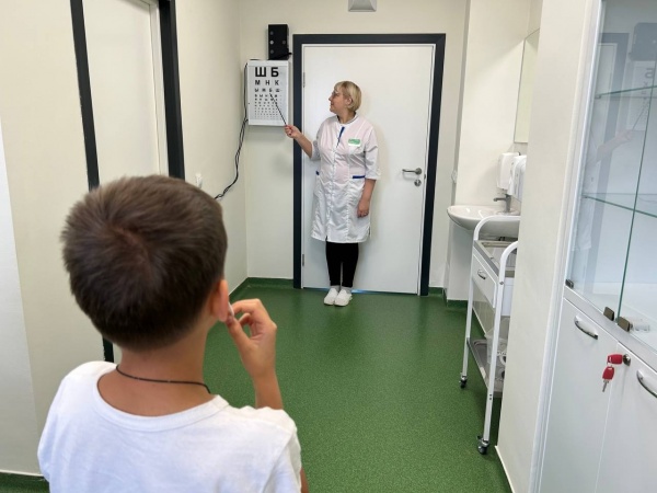 В детских поликлиниках Коломны открылись кабинеты доврачебной проверки зрения