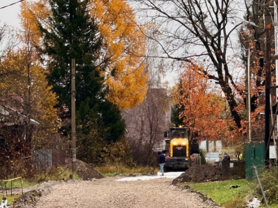 К концу октября в посёлке Шувое должны завершить ремонт дороги