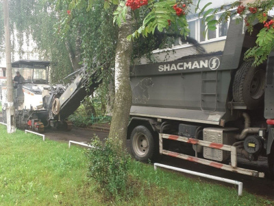 Дорожные работы продолжаются на улице Юбилейной в Коломне