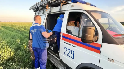 В Луховицах спасатели пришли на помощь девушке, перевернувшейся на квадроцикле