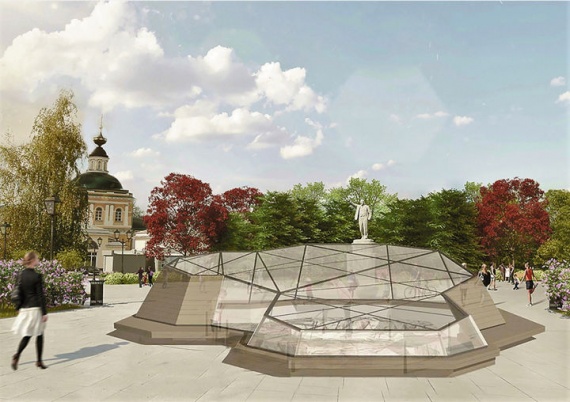 В "Лиге" обсудят проект благоустройства фундамента часовни Александра Невского