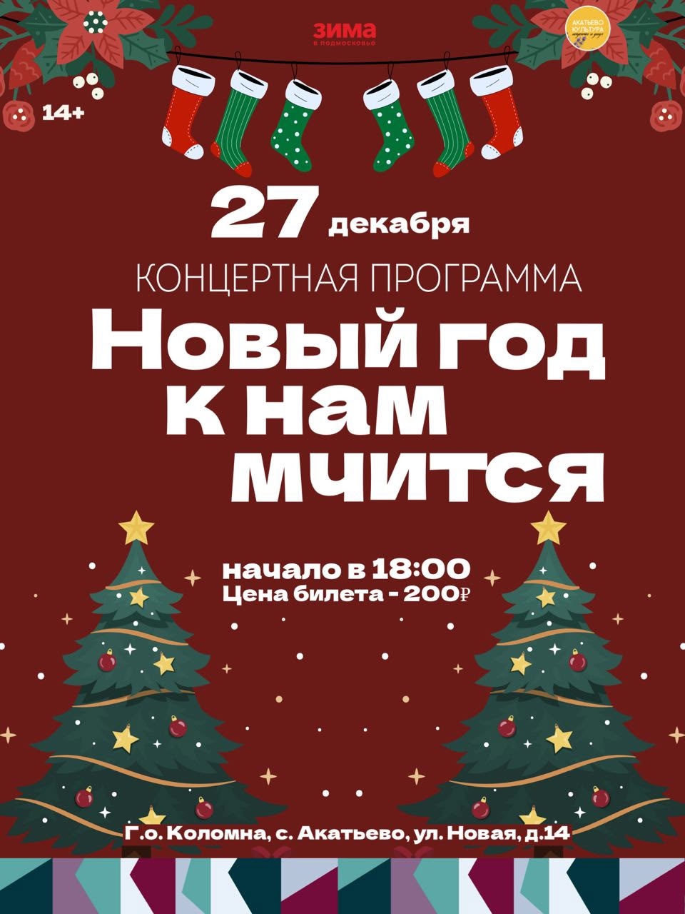 Концертная программа "Новый год к нам мчится"