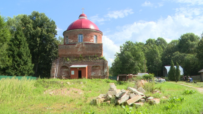 В Дарищах восстанавливают храм