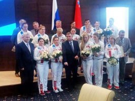 Коломенские легкоатлетки получили награды Московской области
