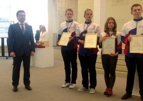 Губернатор наградил коломенцев-призеров чемпионата WorldSkills Russia
