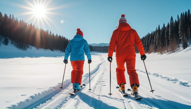 Откройте радость и спокойствие на лыжне