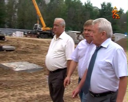 Валерий Шувалов побывал на строительстве ФОКа в Колычеве