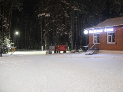 В Егорьевске открылась лыжная трасса на улице 1 Мая