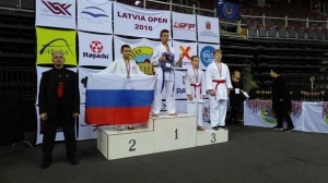 2 серебра и бронза у коломенцев на Международном турнире по карате «Латвия-оупен»