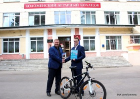 Победителем конкурса #Велоколомна стал Валерий Щербаков