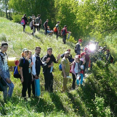 Школьники вышли на "Туристическо-краеведческую тропу"