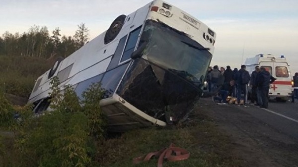 ДТП с участием автобуса произошло в Луховицах 