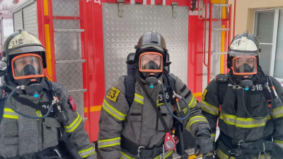 Огнеборцы 316-й ПСЧ отработали действия при пожаре в спорткомплексе  