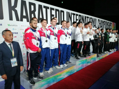 Коломенские каратисты дважды поднялись на пьедестал Чемпионата мира в Йокогаме