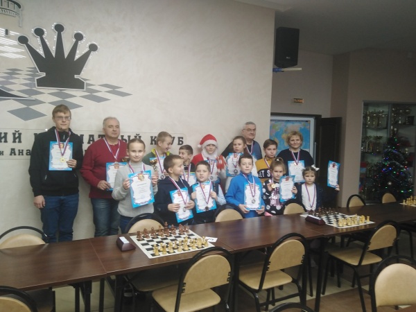 В Коломне прошёл новогодний блицтурнир по шахматам