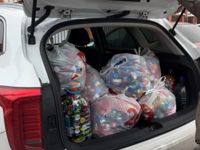 Егорьевские гимназисты собрали боле 30 кг пластиковых крышек