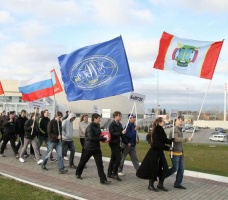 В Коломне прошел марш первокурсников