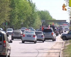 Подмосковные автомобилисты съехались в Коломну на автопробег