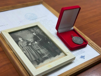 Семье ветерана вернули медаль, утерянную в 1947 году